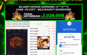 JACKPOT WILD BOUNTY SHOWDOWN 03 MARET 2026