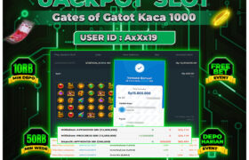JACKPOT MAIN GATES OF GATOT KACA 28 MARET 2026