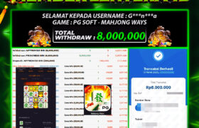 JACKPOT MAHJONG WAYS 13 MARET 2026