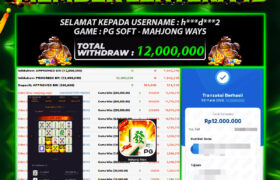JACKPOT MAHJONG WAYS 09 MARET 2026