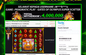 JACKPOT GATES OF OLYMPUS SUPER SCATTER 17 MARET 2026