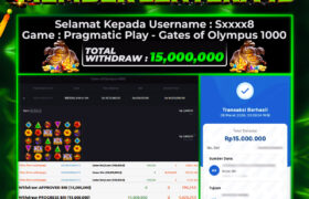 JACKPOT GATES OF OLYMPUS 1000 08 MARET 2026