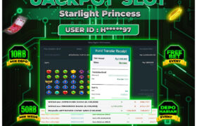 JACKPOT STARLIGHT PRINCESS 1000 22 APRIL 2026