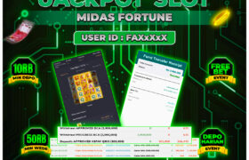JACKPOT MAIN MIDAS FORTUNE 07 JUNI 2026