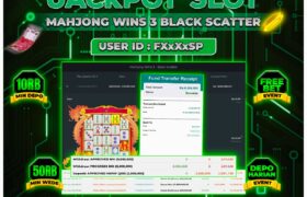JACKPOT SLOT GACOR MAHJONG WINS 3 BLACK SCATTER